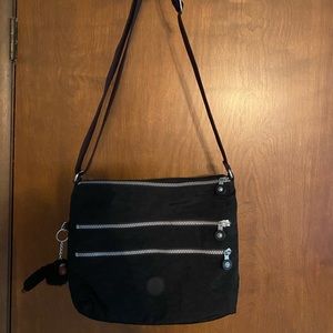 Kipling Alvar Black Crossbody Bag